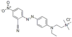CAS#: 37672-77-8, 2-[1-[4-(2-Cyano-4-Nitrophenyl)Diazenylphenyl]Ethylamino]Ethyl-Trimethylazanium Chloride