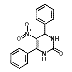 CAS#: 37673-85-1, 5-Nitro-4,6-Diphenyl-3,4-Dihydro-2(1H)-Pyrimidinone