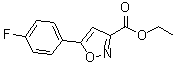 CAS 登录号：377052-00-1， 5-(4-氟苯基)-1,2-恶唑-3-羧酸乙酯