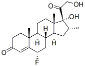 CAS#: 378-59-6, (6S,8R,9S,10R,13S,14S,16R,17R)-6-Fluoro-17-Hydroxy-17-(2-Hydroxyacetyl)-10,13,16-Trimethyl-2,6,7,8,9,11,12,14,15,16-Decahydro-1H-Cyclopenta[a]Phenanthren-3-One