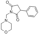 CAS 登录号：3780-76-5， 1-(吗啉-4-基甲基)-3-苯基吡咯烷-2,5-二酮