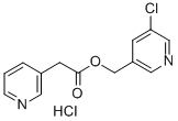 CAS#: 37831-77-9, (5-Chloropyridin-3-Yl)Methyl 2-Pyridin-3-Ylacetate Hydrochloride