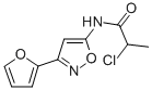 CAS#: 37853-38-6, 2-Chloro-N-(3-Furan-2-Yl-1,2-Oxazol-5-Yl)Propanamide