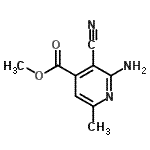 CAS 登录号：378757-15-4， 甲基2-氨基-3-氰基-6-甲基异烟酸酯