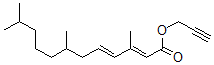 CAS 登录号:37882-31-8, 丙-2-炔基(2E,4E)-3,7,11-三甲基十二碳-2,4-二烯酸酯
