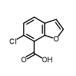 CAS#: 379230-47-4, 6-Chlorobenzofuran-7-Carboxylic Acid