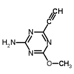CAS#: 37972-27-3, 4-Ethynyl-6-Methoxy-1,3,5-Triazin-2-Amine