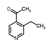 CAS 登录号：37978-19-1， 1-(3-乙基-4-吡啶基)乙酮