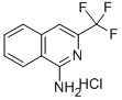 CAS 登录号：37989-07-4， 3-(三氟甲基)异喹啉-1-胺盐酸盐