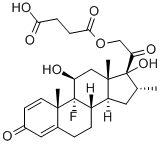 CAS#: 3800-86-0, (11B,16A)-21-(3-Carboxy-1-Oxopropoxy)-9-Fluoro-11,17-Dihydroxy-16-Methyl-Pregna-1,4-Diene-3,20-Dione