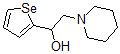 CAS#: 38025-22-8, 2-Piperidin-1-Yl-1-Selenophen-2-Ylethanol