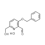 CAS#: 38029-04-8, 3-(Benzyloxy)-6-(Hydroxymethyl)-2-Pyridinecarbaldehyde Hydrochloride (1:1)