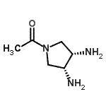 CAS 登录号：380357-19-7， 1-[(3R,4S)-3,4-二氨基-1-吡咯烷基]乙酮