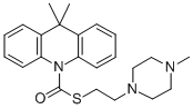 CAS#: 38044-66-5, 9,9-Dimethyl-10(9H)-Acridinecarbothioic Acid S-(2-(4-Methyl-1-Piperazinyl)Ethyl) Ester