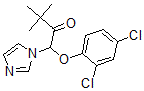 CAS 登录号:38083-30-6, 1-(2,4-二氯苯氧基)-1-咪唑-1-基-3,3-二甲基丁烷-2-酮