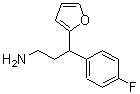 CAS 登录号：380878-55-7， 3-(4-氟苯基)-3-(2-呋喃基)-1-丙胺