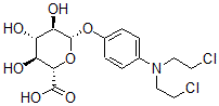 CAS#: 38099-65-9, (2S,3S,4S,5R,6S)-6-[4-[Bis(2-Chloroethyl)Amino]Phenoxy]-3,4,5-Trihydroxyoxane-2-Carboxylic Acid