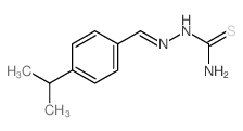 CAS 登录号：3811-20-9， [(4-丙-2-基苯基)亚甲基氨基]硫脲