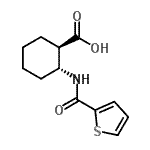 CAS 登录号：381241-68-5， (1R,2R)-2-[(2-噻吩基羰基)氨基]环己烷羧酸