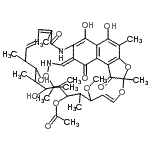 CAS#: 38128-92-6, (9E,19E,26E)-2,15,17,29-Tetrahydroxy-26-[(Isopropoxyamino)Methylene]-11-Methoxy-3,7,12,14,16,18,22-Heptamethyl-6,23,27-Trioxo-8,30-Dioxa-24-Azatetracyclo[23.3.1.1<Sup>4,7</Sup>.0<Sup>5,28</Sup>]Triaconta-1(28),2,4,9,19 ,21,25(29)-Heptaen-13-Yl Acetate