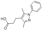 CAS#: 381697-36-5, 3-(3,5-Dimethyl-1-Phenyl-1H-Pyrazol-4-Yl)-Propionic Acid