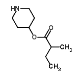 CAS 登录号：381725-65-1， 4-哌啶基2-甲基丁酸酯