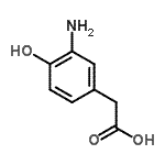 CAS#: 38196-08-6, (3-Amino-4-Hydroxyphenyl)Acetic Acid