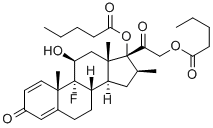 CAS#: 38196-44-0, 9-Fluoro-11beta,17,21-Trihydroxy-16beta-Methylpregna-1,4-Diene-3,20-Dione 17,21-Di(Valerate)