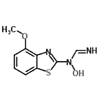 CAS#: 382136-37-0, N-Hydroxy-N-(4-methoxy-1,3-benzothiazol-2-yl)imidoformamide
