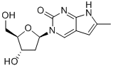 CAS 登录号：382137-74-8， 3-(2-脱氧-beta-D-赤式-呋喃戊糖基)-1,3-二氢-6-甲基-2H-吡咯并[2,3-d]嘧啶-2-酮
