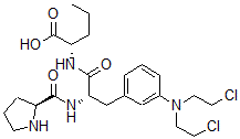 CAS#: 38232-20-1, (2S)-2-[[(2S)-3-[3-[Bis(2-Chloroethyl)Amino]Phenyl]-2-[[(2S)-Pyrrolidine-2-Carbonyl]Amino]Propanoyl]Amino]Pentanoic Acid