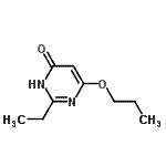 CAS 登录号：38249-37-5， 2-乙基-6-丙氧基-4(1H)-嘧啶酮
