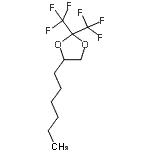 CAS#: 38274-66-7, 4-Hexyl-2,2-Bis(Trifluoromethyl)-1,3-Dioxolane