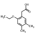 CAS 登录号：383134-00-7， (2-乙氧基-4,5-二甲基苯基)乙酸
