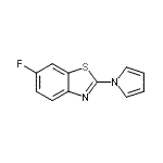 CAS#: 383141-99-9, 6-Fluoro-2-(1H-Pyrrol-1-Yl)-1,3-Benzothiazole