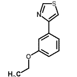 CAS#: 383145-49-1, 4-(3-Ethoxyphenyl)-1,3-Thiazole