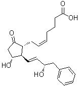 CAS#: 38315-44-5, (5Z)-7-{(1R,2R,3R)-3-Hydroxy-2-[(3S)-3-Hydroxy-4-Phenyl-1-Buten-1-Yl]-5-Oxocyclopentyl}-5-Heptenoic Acid