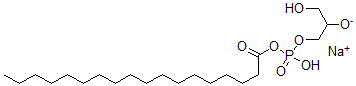 CAS#: 38333-78-7, Sodium 1-Hydroxy-3-(Hydroxy-Octadecanoyloxyphosphoryl)Oxypropan-2-Olate