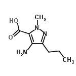 CAS 登录号：383427-88-1， 4-氨基-1-甲基-3-丙基-1H-吡唑-5-羧酸