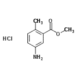 CAS 登录号：383678-23-7， 甲基5-氨基-2-甲基苯甲酸酯盐酸盐(1:1)