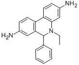 CAS#: 38483-26-0, 5,6-Dihydro-3,8-diamino-5-ethyl-6-phenylphenanthridine