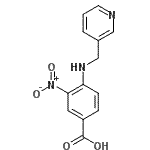 CAS#: 384855-46-3, 3-Nitro-4-[(3-Pyridinylmethyl)Amino]Benzoic Acid