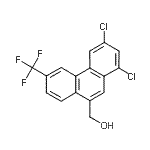CAS 登录号：38492-81-8， [1,3-二氯-6-(三氟甲基)-9-菲基]甲醇