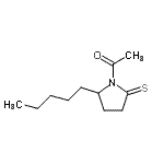 CAS 登录号：38513-92-7， 1-(2-戊基-5-硫代-1-吡咯烷基)乙酮