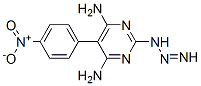 CAS 登录号：38522-19-9， 5-(4-硝基苯基)偶氮嘧啶-2,4,6-三胺