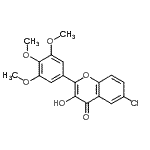 CAS#: 385381-94-2, 6-Chloro-3-Hydroxy-2-(3,4,5-Trimethoxyphenyl)-4H-Chromen-4-One