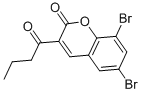 CAS#: 3855-85-4, 6,8-Dibromo-3-Butyryl-2H-Chromen-2-One