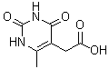 CAS 登录号：38580-22-2， (6-甲基-2,4-二氧代-1,2,3,4-四氢-5-嘧啶基)乙酸