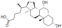 CAS#: 38636-78-1, (5R)-5-[(3R,5S,7R,8R,9S,10S,13R,14S,17R)-3,7-Dihydroxy-10,13-Dimethyl-2,3,4,5,6,7,8,9,11,12,14,15,16,17-Tetradecahydro-1H-Cyclopenta[a]Phenanthren-17-Yl]Hexanoic Acid