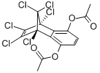 CAS#: 38658-82-1, 6-(Acetyloxy)-1,8,9,10,11,11-Hexachlorotricyclo[6.2.1.0(2,7)]Undeca-2,4,6,9-Tetraen-3-Yl Acetate